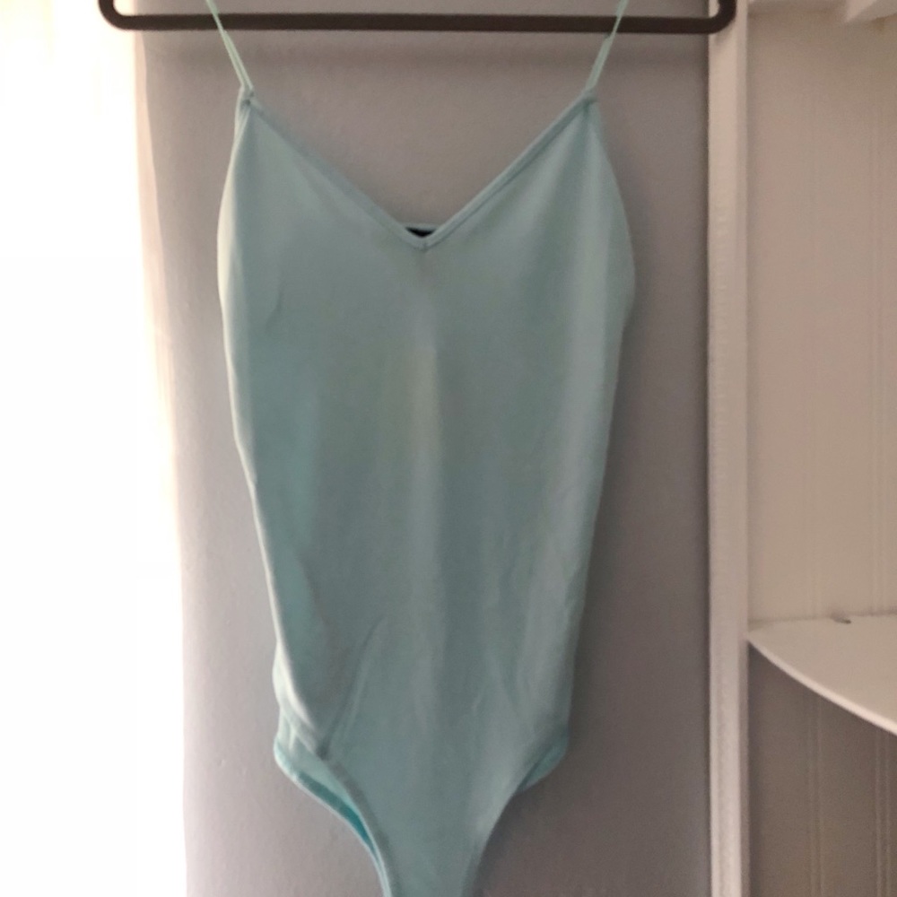 Never Worn Pastel Blue Forever 21 Bodysuit